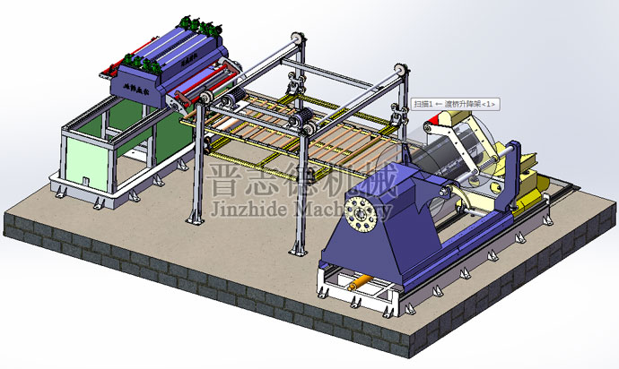 大型可移位NC送料機使用 大型可移位NC送料機使用