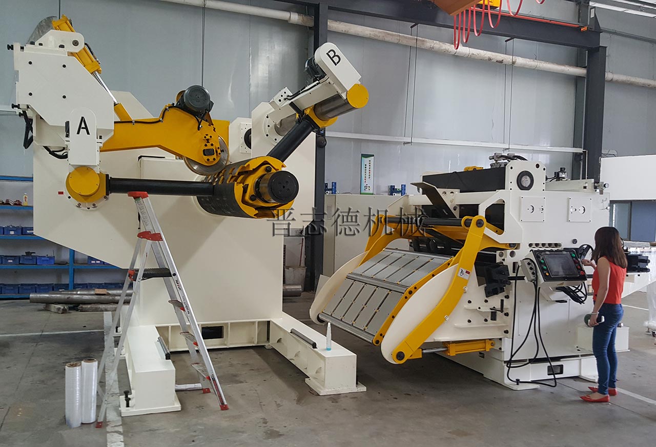 山西客戶操作三合一送料機 山西客戶操作三合一送料機