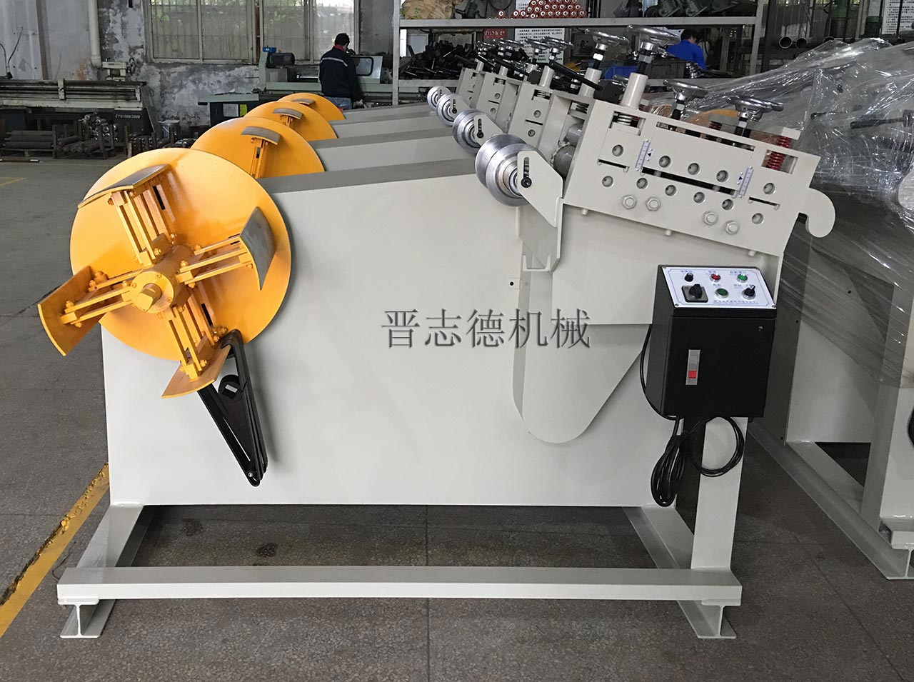 天津送料機,天津二合一料架兼整平機 天津送料機,天津二合一料架兼整平機